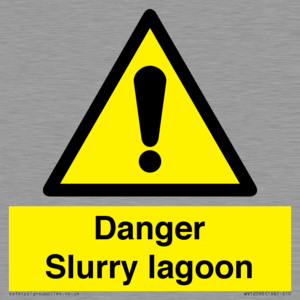 Danger Slurry lagoon